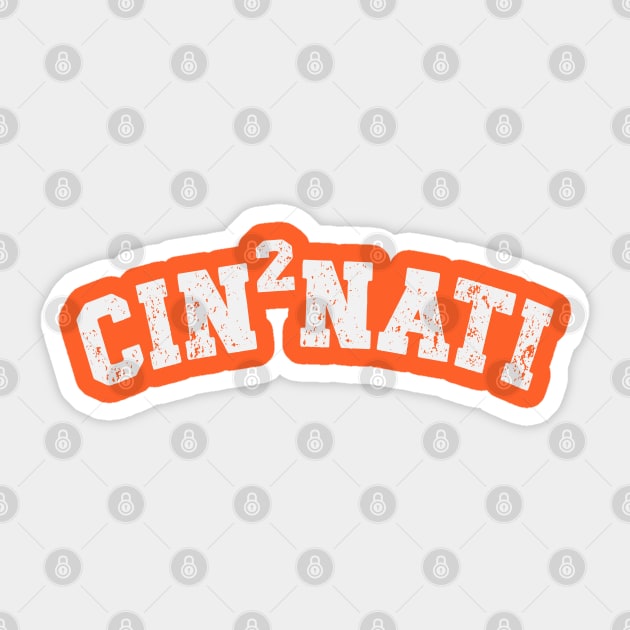 Cincinnati Sticker by Etopix